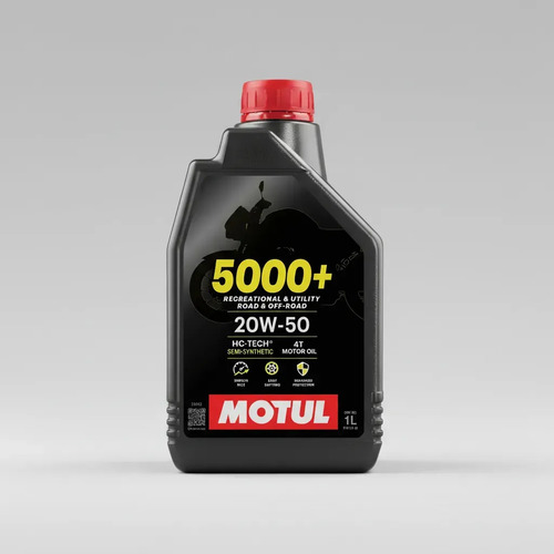 Óleo Motor Motul 5000+ 20W50 4T Semissintético para Moto 1L