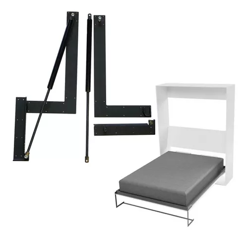 Sistema para cama plegable vertical de dos plazas - Herrajes San