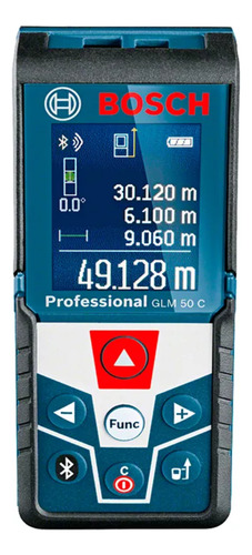 Medidor Láser Bosch Glm 50 C Telemetro Bluetooth 50mts Ip 54