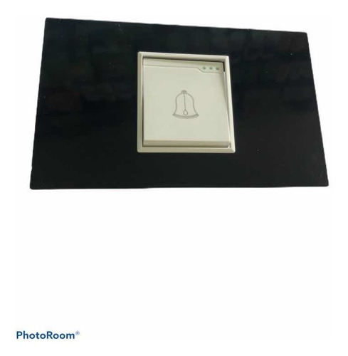 Timbre Pulsador Empotrable Acero Inoxidable Y Acrilico.