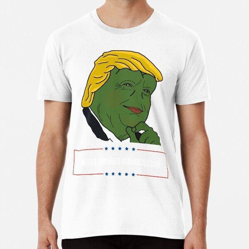 Remera Pepe Trump - Haga Memes Dank Otra Vez Algodon Premium