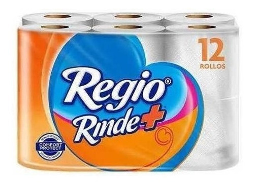 Papel Higiénico Regio Rinde Más 12 Rollos