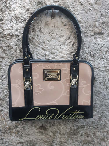 Cartera Louis Vuitton Marrón Lisa Dorado Natural