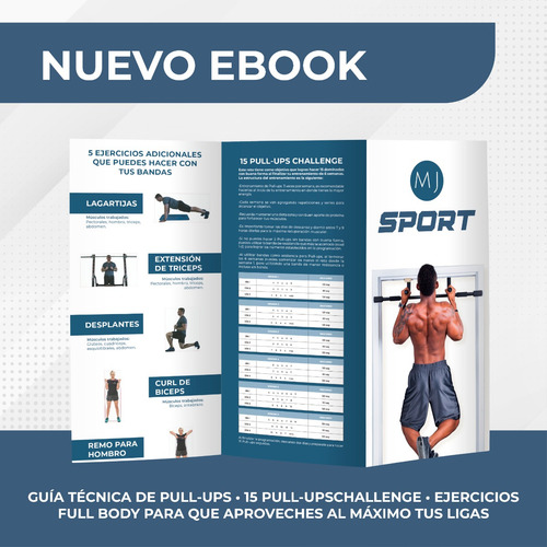 Ligas Resistencia 5 Bandas Elastica Pull Up Crossfit Entrena