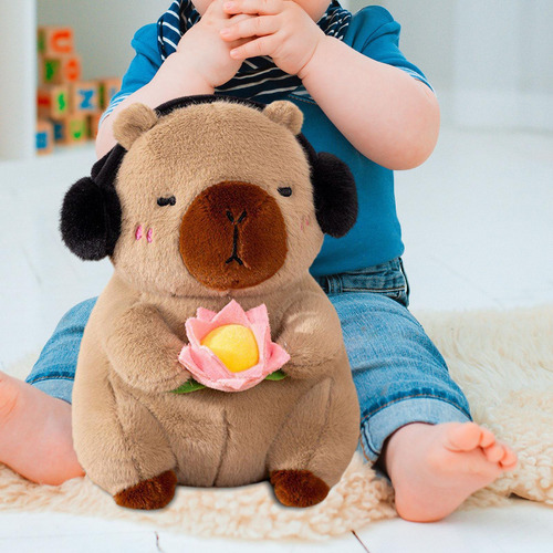 . Lindo Animal De Peluche, Juguete For Dormir, Caqui 25cm