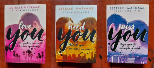 Libros Trilogia Love You Need You Miss You Estelle Maskame Mercado Libre