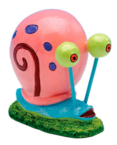 Caracol Gary 5cm Linea Bob Esponja - Adorno En Resina