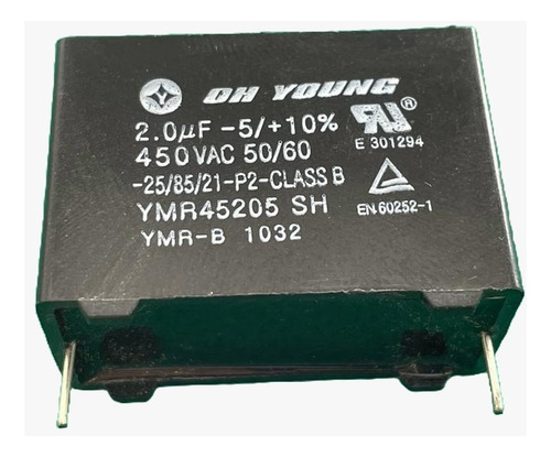 3x Capacitor Partida 2uf/450vac Pci Quadrado Oh-young