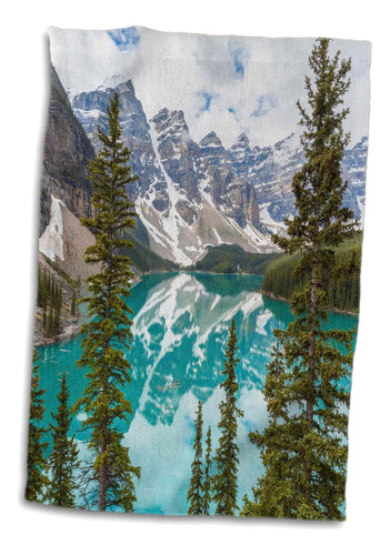 Lago Rose Moraine En 3d Y Valle De Los Diez Picos: Banff Nat