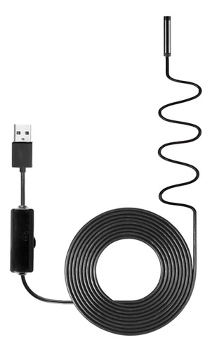Endoscopio (cable Blando), Usb (5 M, Led A Prueba De Agua, 8