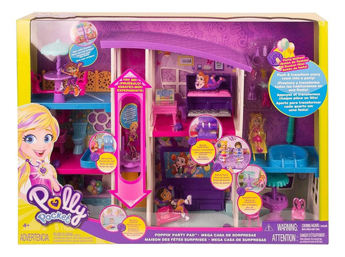 Polly Pocket Mega Casa De Sorpresas