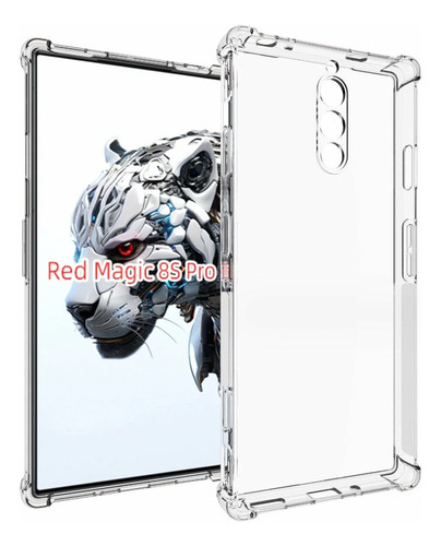 Case Goma Transparente Antishock Zte Nubia Red Magic 8s Pro