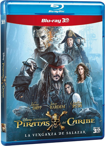 Piratas Del Caribe La Venganza De Salazar Blu-ray 3d
