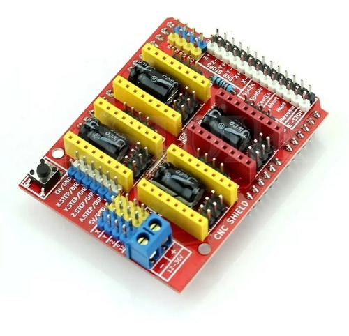 Placa Cnc Shield V3 Arduino - Imp. 3d Reprap Grbl Cnc C/ Nfe
