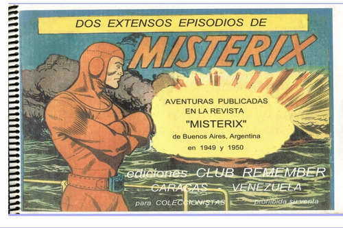 Misterix - Album Con 2 Historietas Completas-no Envio