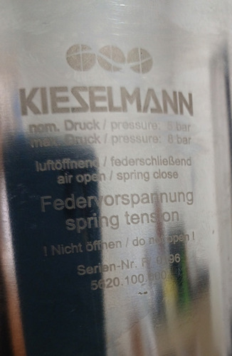 Válvula De Sede (assento) Dupla Kieselmann Epdm