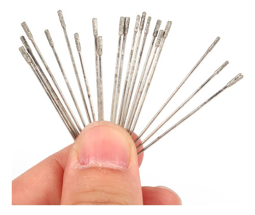 Brocas Lapidarias Recubridas De Diamante De 20 Piezas De 1 M