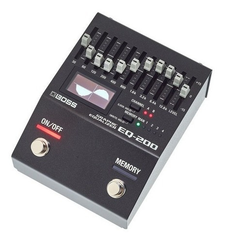 Boss Eq-200 Ecualizador Gráfico De 10 Bandas Con Pantalla