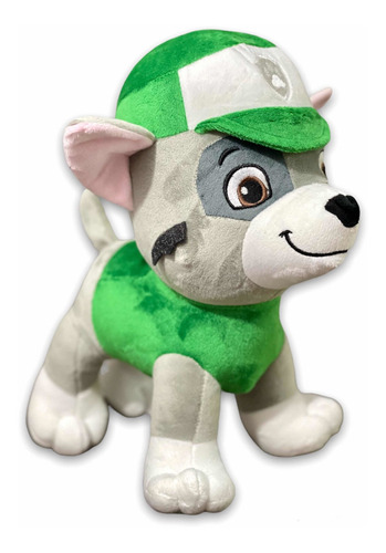 Peluche Rocky Paw Patrol Juguete 33x28cm Patrulla Canina