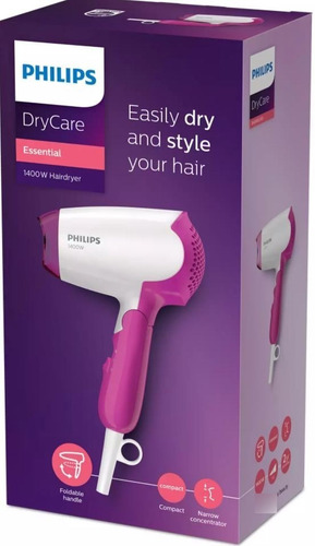 Imagen 5 de 10 de Secador De Pelo Philips Bhd003 1400 W Garantia Oficial