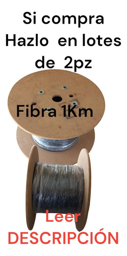 Bobina De Fibra Optica Drop Unifibra Monomodo Bobina De 1 Km
