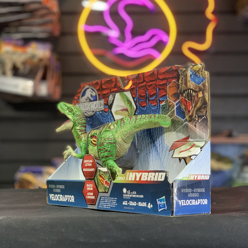 Jurassic World Velociraptor Dino Hybrid Hasbro 2016 (Usado)