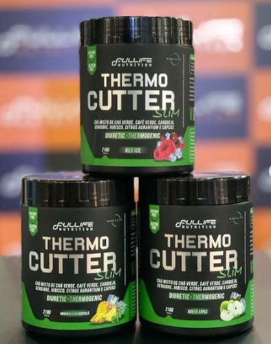 Termogênico Thermo Cutter 210g Fullife - Chá Verde Hibisco Sabor Abacaxi Com Hortelã
