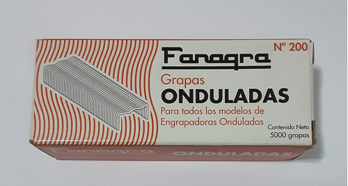 Grapas Onduladas Fanagra, No 200