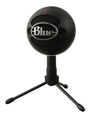 Micrófono Logitech Blue Snowball Ice Cond Cardioide Negro