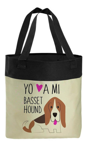 Bolso Microfibra - Basset Hound