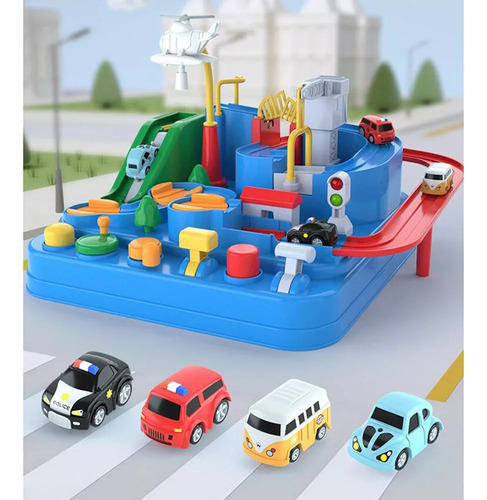 Coche Aventura Juguetes Pistas De Carreras Mini Juego