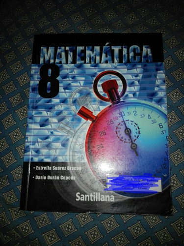 Libro Matemática 8 Santillana Usado. (6$)