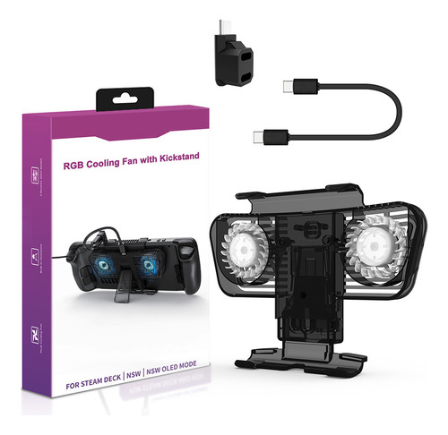 Ventilador De Resfriamento Com Suporte Para Steam Deck/swit