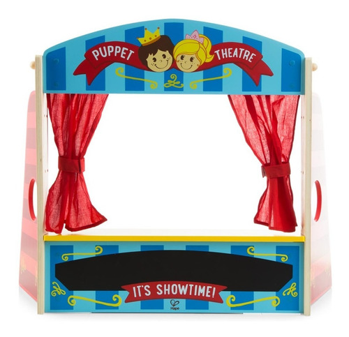 Teatro De Titeres Infantil Dos Marionetas Madera Hape E1044