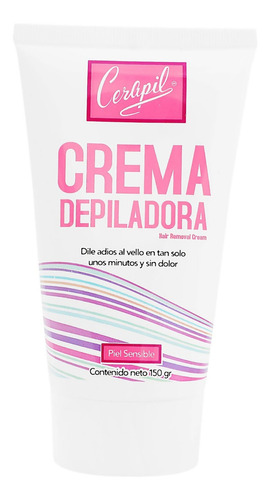 Crema Depiladora Cerapil Piel Sensible Para Cara Y Cuerpo