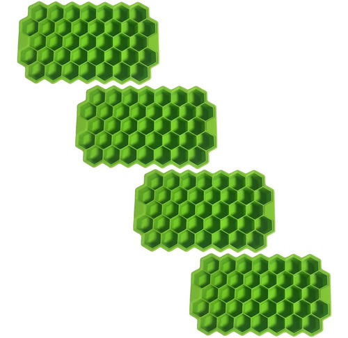 Soporte Grado Alimenticio, Mxmsq-004, 4pzas, Verde, Silicona Color Verde