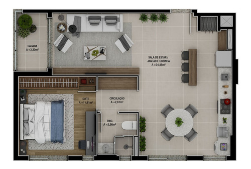 Imagem 18 de 23 de Garden Residencial Para Venda, Centro, Passo Fundo - Gd5874. - Gd5874-inc