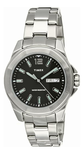 Timex Essex Reloj Para Hombre, Acero Inoxidable/negro/tono