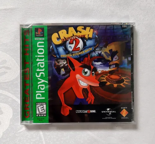 Crash Bandicoot 2 Cortex Strikes Back Greates Hits Ps1 Nuevo