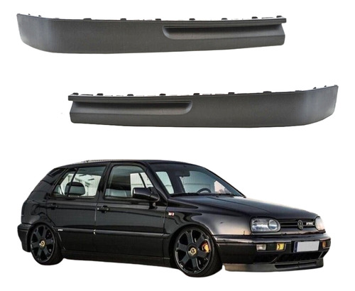 Par De Spoilers Lip Facia Golf A3 Mk3 Gti 93 94 95 96 97 98