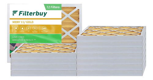 Filtro Aire Merv Plisado Para Horno Hvac Dorado Cn