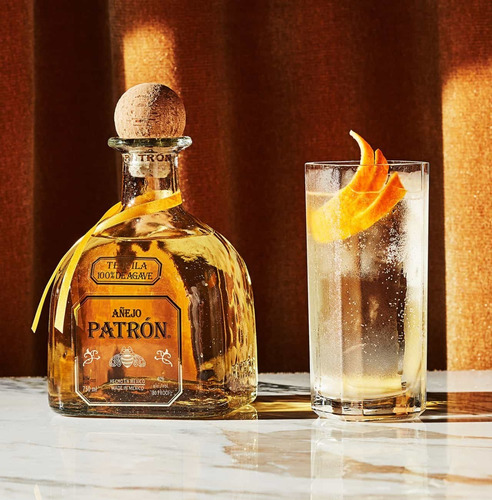 Imagen 3 de 8 de Tequila Patron Añejo 100% Agave 750ml En Estuche