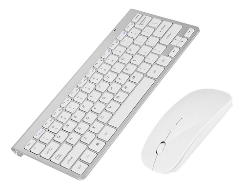 Kit De Mouse E Teclado Keyboard Slim De 2,4 Ghz Para Desktop