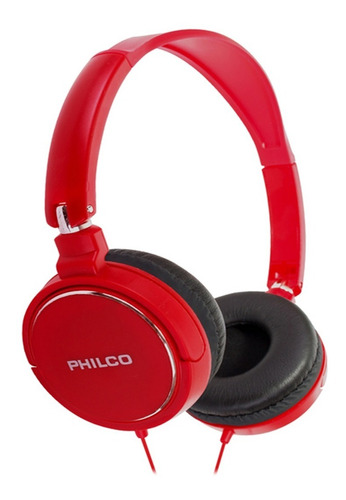 Audifono Cintillo Philco Plc18 Rojo. 3.5 Mm. Factura/boleta