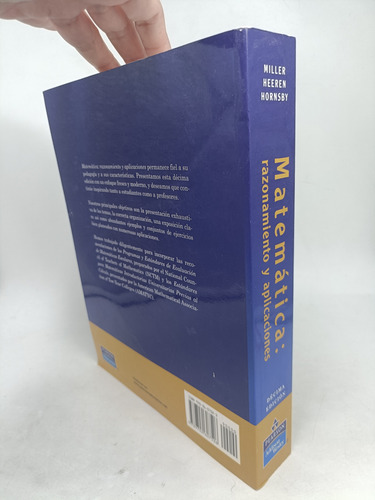 Libro Matemática Razonamiento Y Aplicaciones Miller Heeren (Usado)