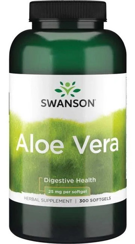 Aloe Vera 300 Softgels 25 Mg Por Capsula