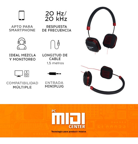 Imagen 3 de 10 de Auricular Urbano Retro Vincha Over Ear Alctron He120