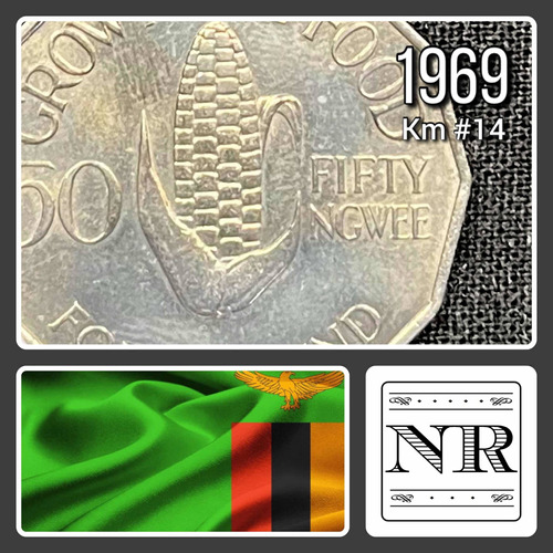 Zambia - 50 Ngwee - Año 1969 - Km #14