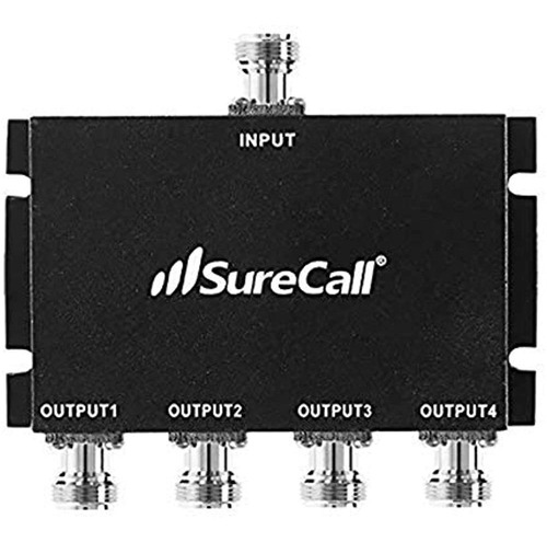 Surecall Splitter De 4 Vias De Banda Completa Sc-ws-4