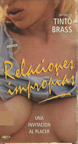 Relaciones Impropias Vhs Tinto Brass Qué Fin De Semana (Usado)